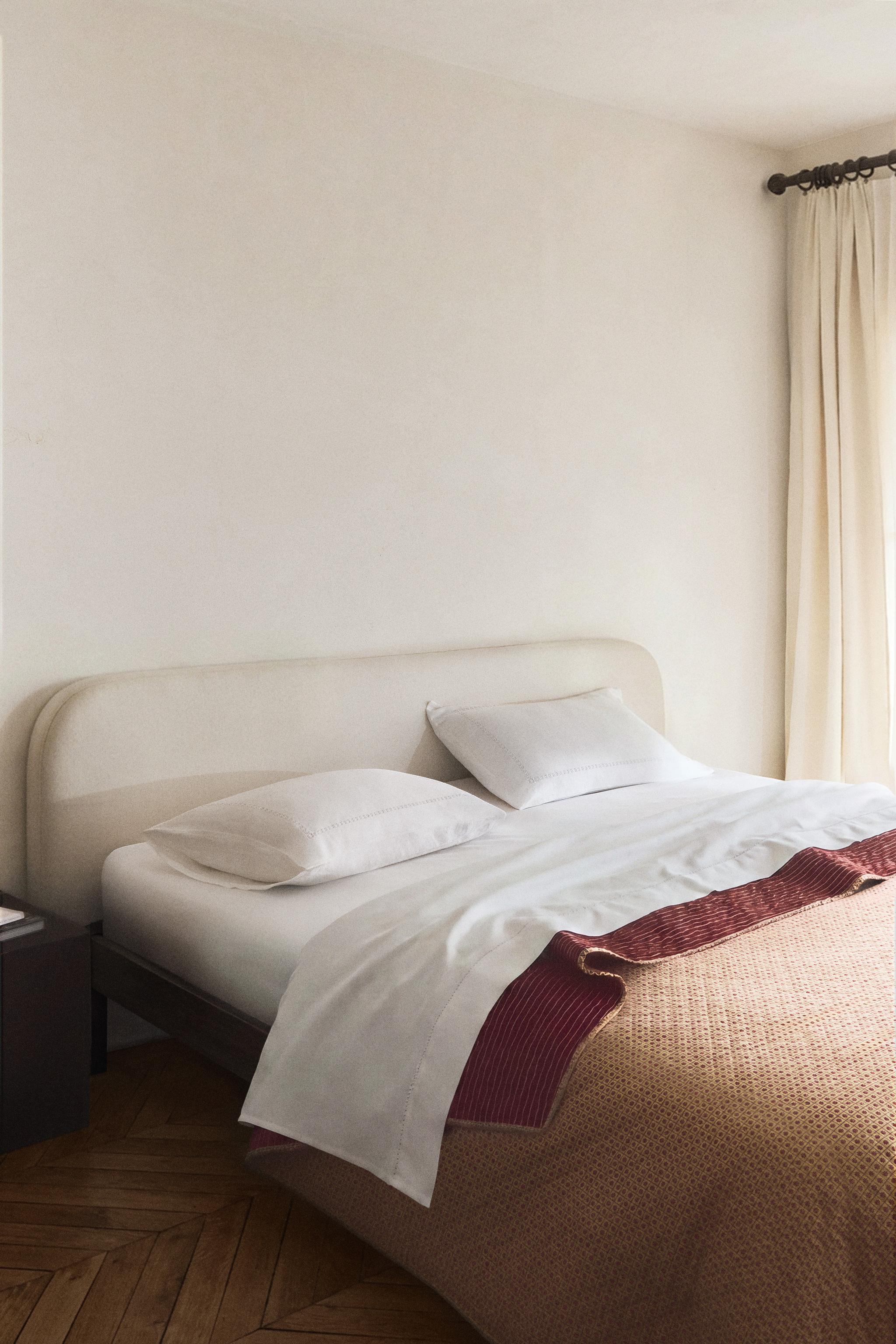 STRIPED AND FLORAL COTTON QUILT | KATHARINE POLE